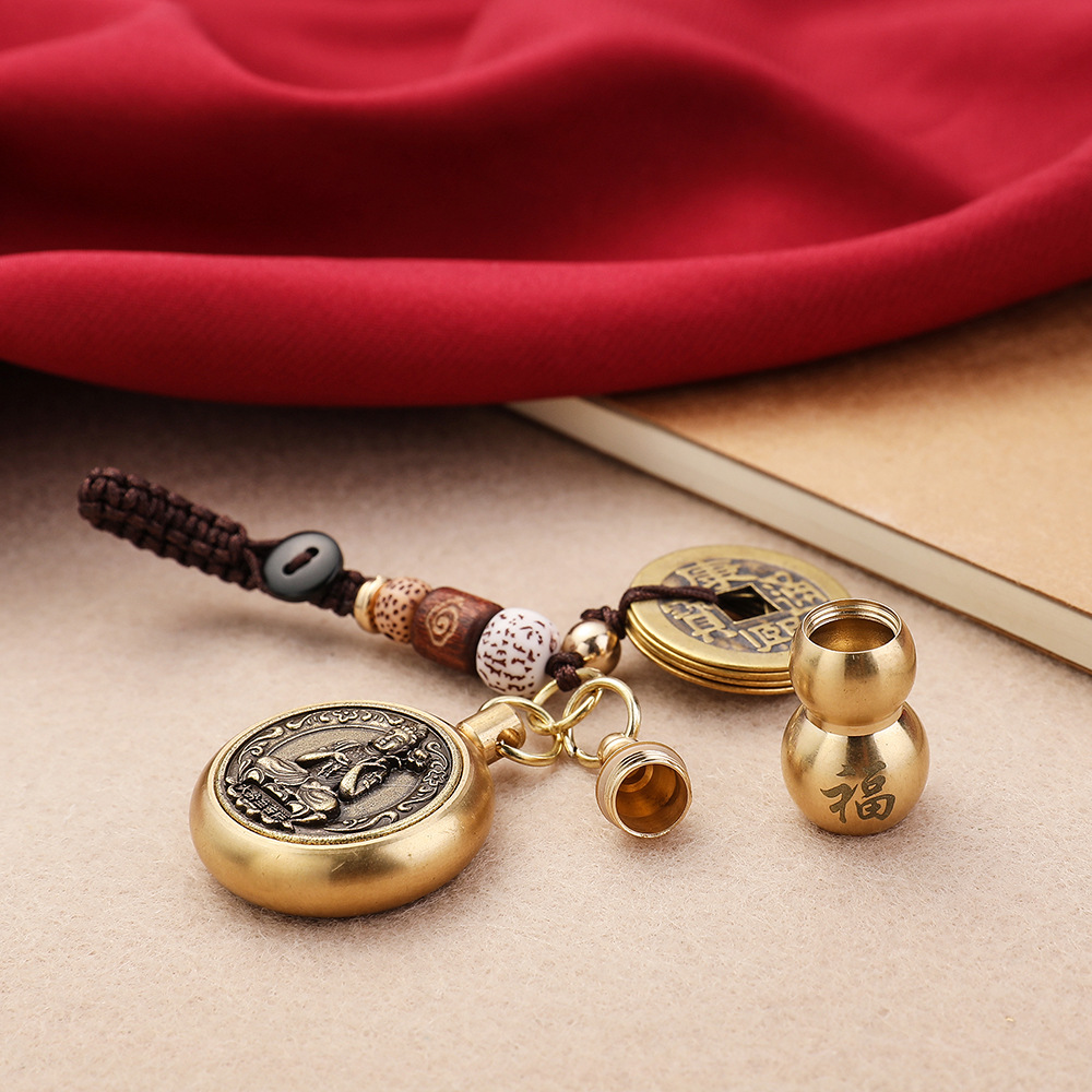 Brass Gourd Pendant Eight Zodi - Ethnic Fashion Co In ulasan dan harga