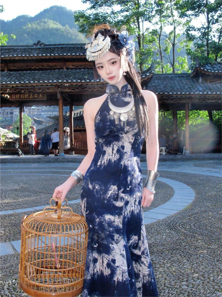 New batik dress cool women's w - Ethnic Dress Fashion Show ulasan dan harga
