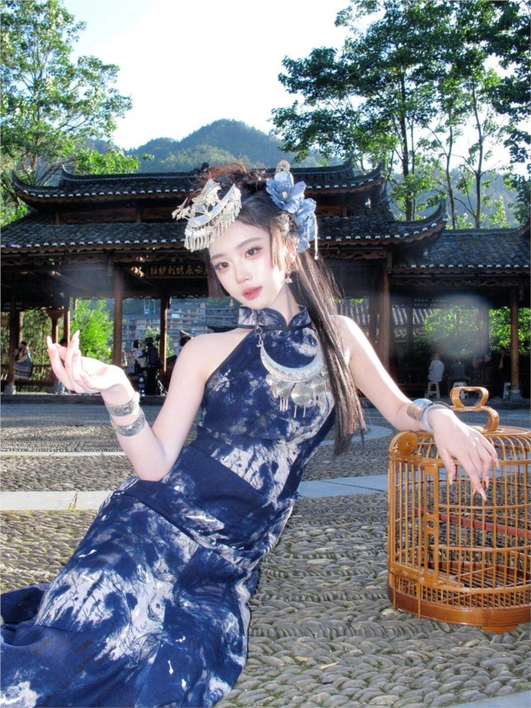 New batik dress cool women's w - Ethnic Dress Fashion Show ulasan dan harga
