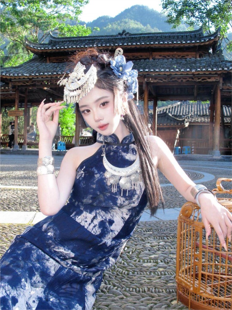 New batik dress cool women's w - Ethnic Dress Fashion Show ulasan dan harga