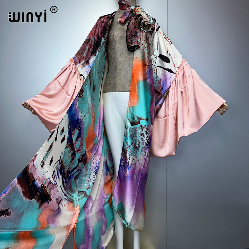 WINYI Summer Kimono party dres - Kaftan Women Boho ulasan dan harga