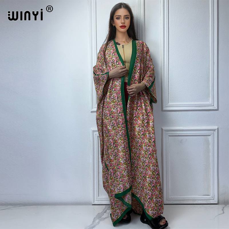 WINYI Kimono Summer sexy print - Kaftan Women Boho ulasan dan harga