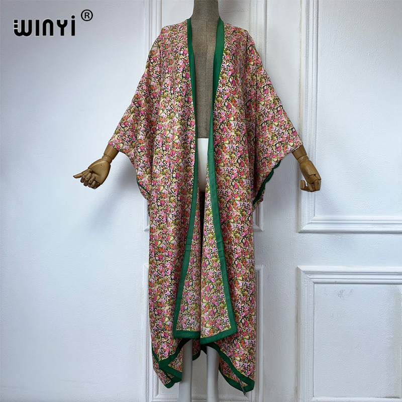 WINYI Kimono Summer sexy print - Kaftan Women Boho ulasan dan harga
