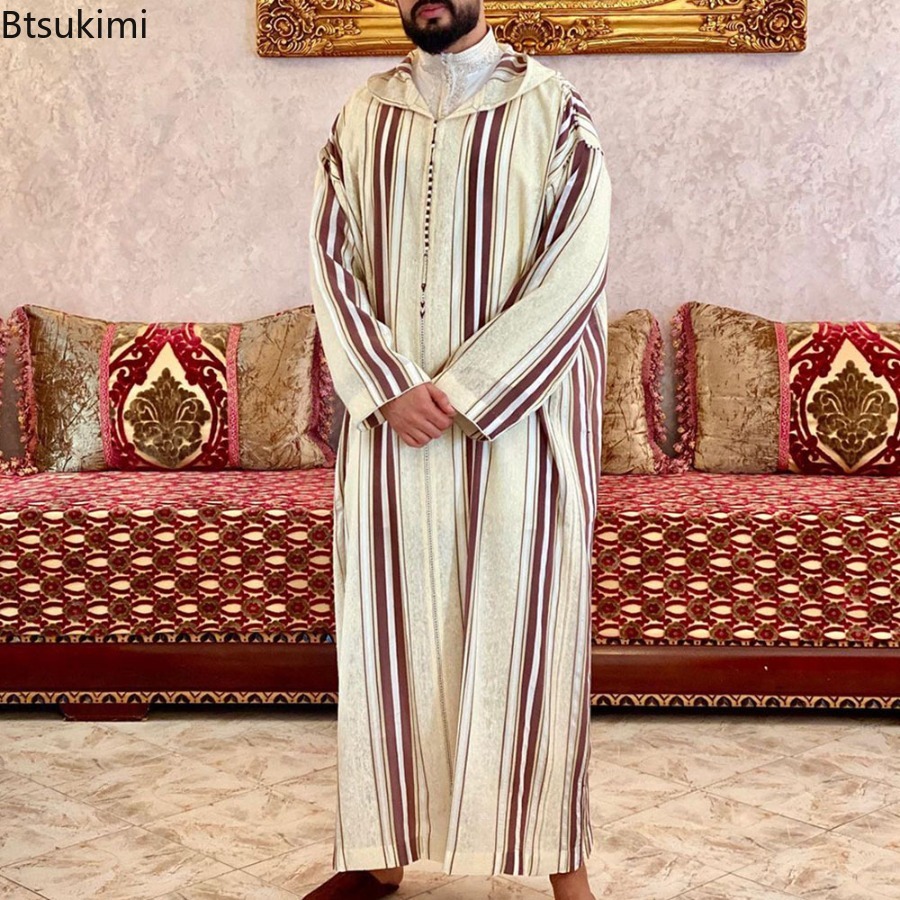 2026 Men's Muslim Fashion Abay - Ethnic Fashion Pakistan ulasan dan harga