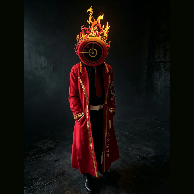 DMC 5 Dante Cosplay Costume Ad - Haori Japanese Jacket ulasan dan harga