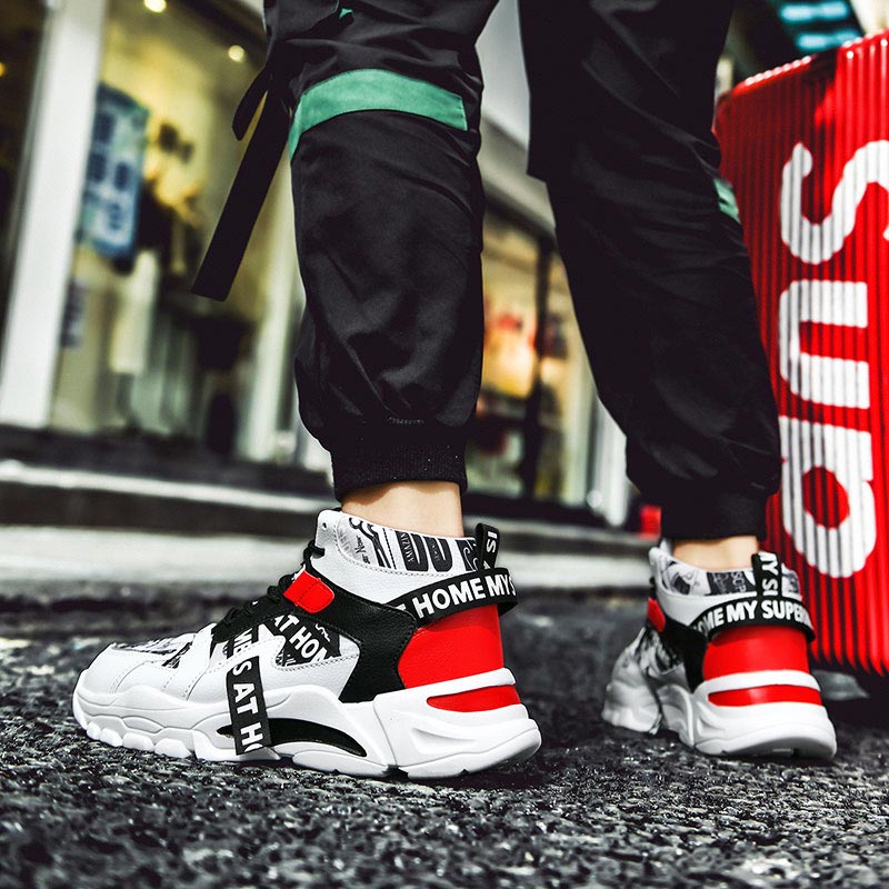 Large Size High Top Chunky Man - Ethnic Fast Fashion ulasan dan harga