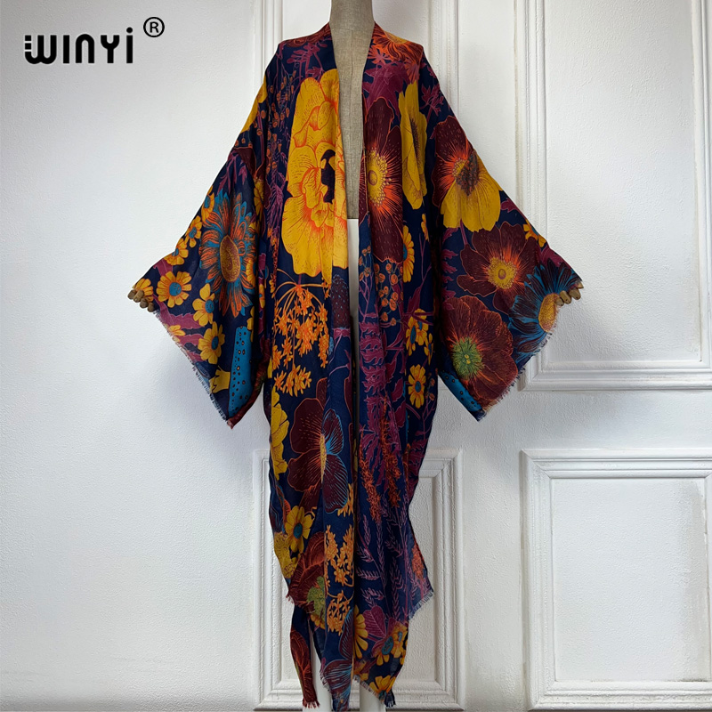 WINYI Africa Fashion Summer Ki - Kaftan Women Boho ulasan dan harga