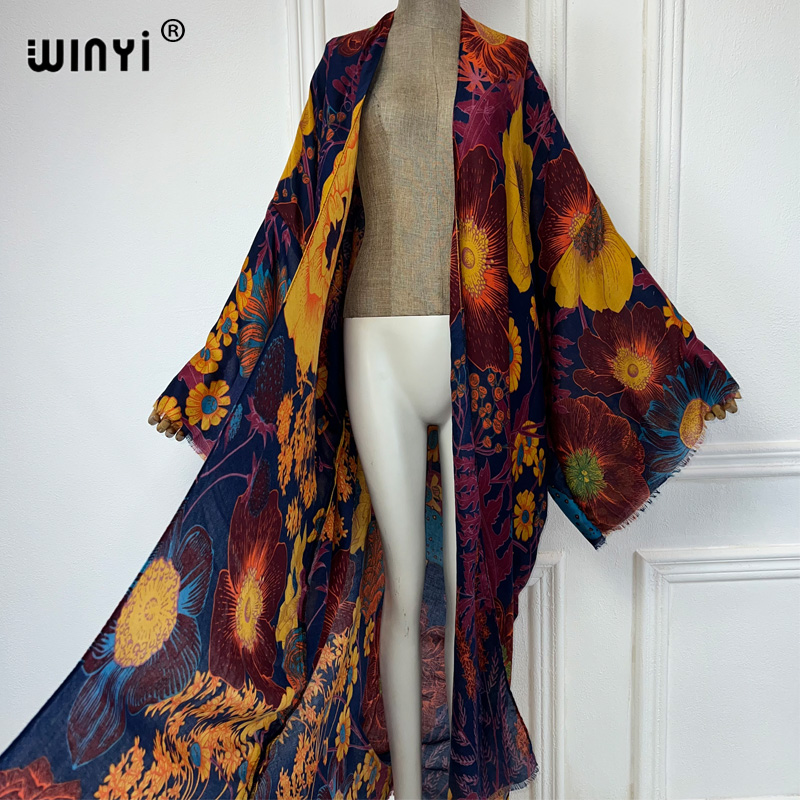 WINYI Africa Fashion Summer Ki - Kaftan Women Boho ulasan dan harga