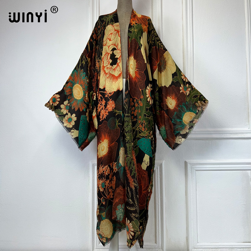 WINYI Africa Fashion Summer Ki - Kaftan Women Boho ulasan dan harga