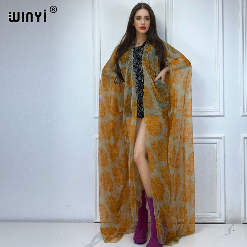 WINYI maxi kimono summer Persp - Kaftan Women Boho ulasan dan harga