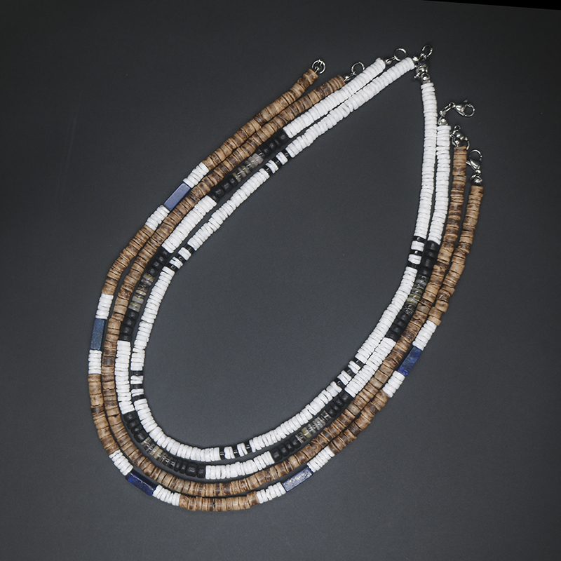2023 Tribal Coconut Beads Neck - Ethnic Fashion Co In ulasan dan harga