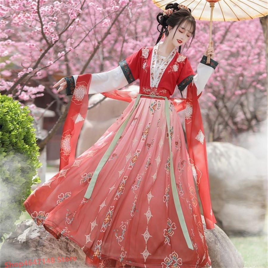 Hanfu Chinese Traditional Dres - Ethnic Dress Fashion Show ulasan dan harga