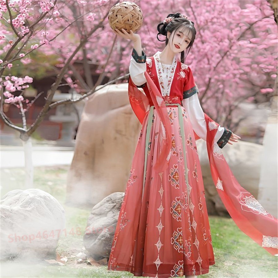 Hanfu Chinese Traditional Dres - Ethnic Dress Fashion Show ulasan dan harga