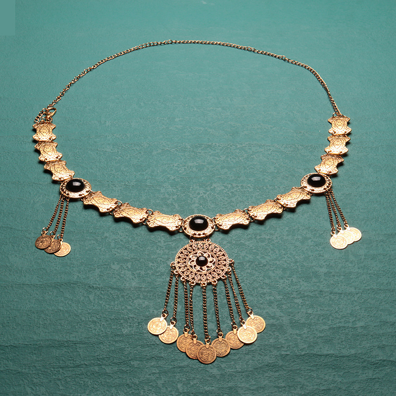 Ethnic Style Inlaid Turquoise  - Ethnic Fashion Co In ulasan dan harga