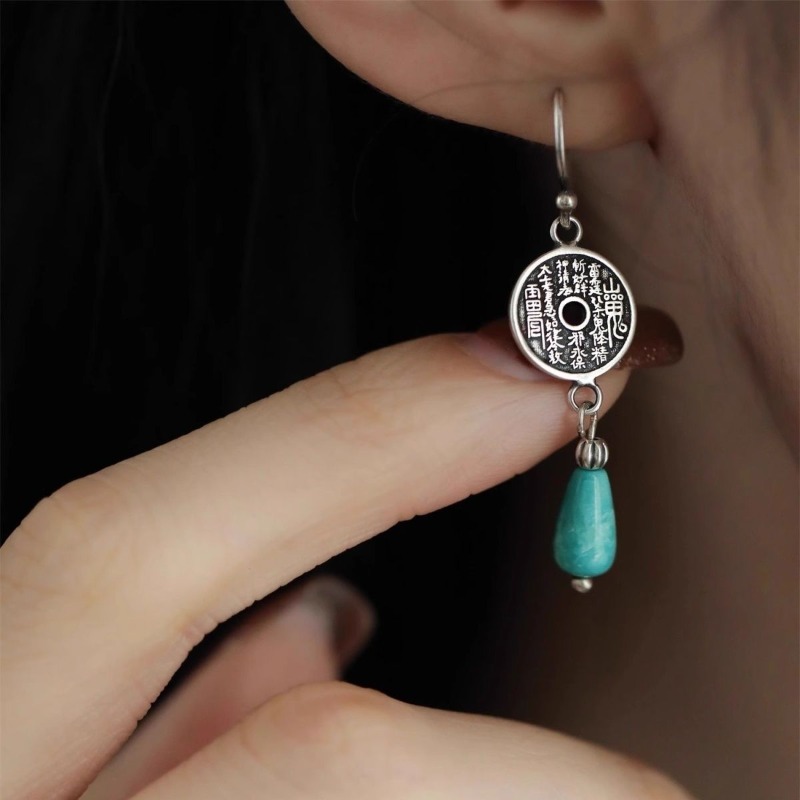 925 Sterling Silver Earrings A - Ethnic Fashion Co In ulasan dan harga