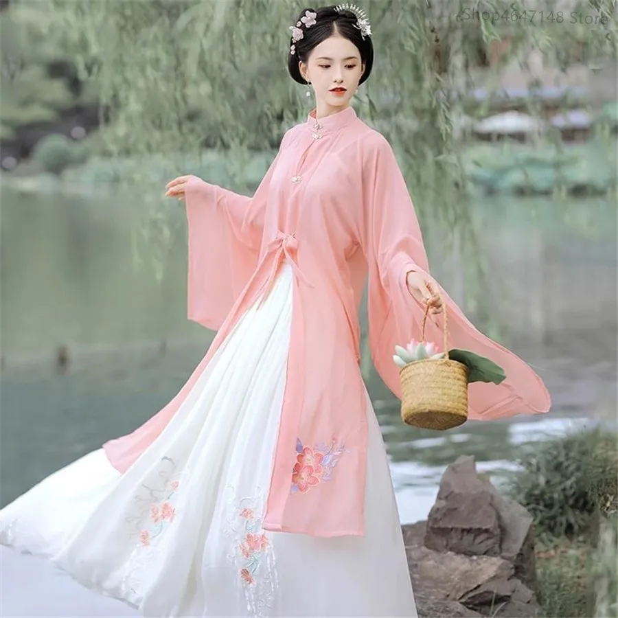 yesChinese Traditional Pink Or - Ethnic Dress Fashion Show ulasan dan harga