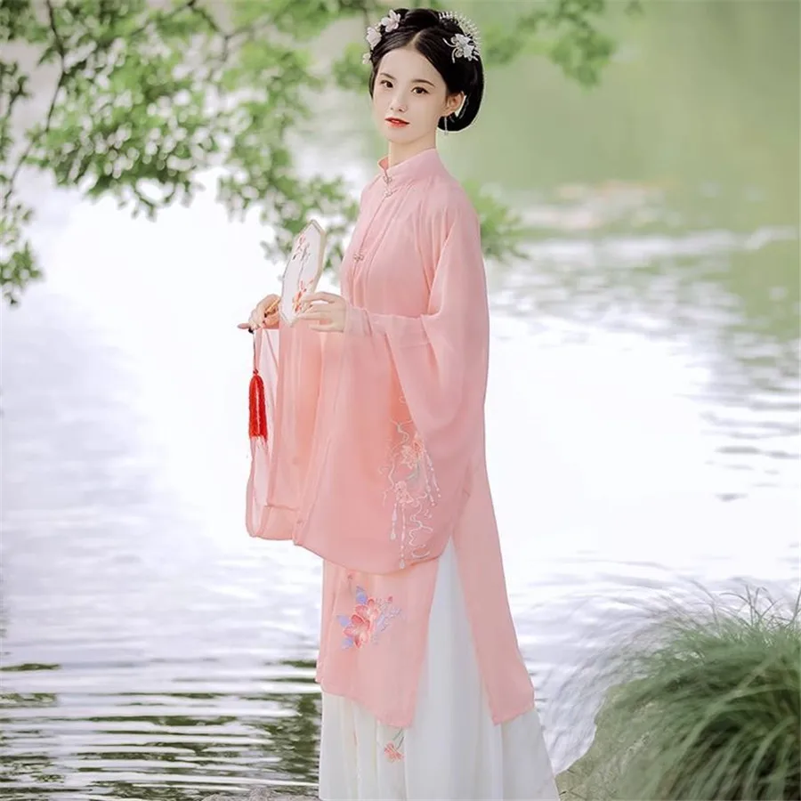 yesChinese Traditional Pink Or - Ethnic Dress Fashion Show ulasan dan harga