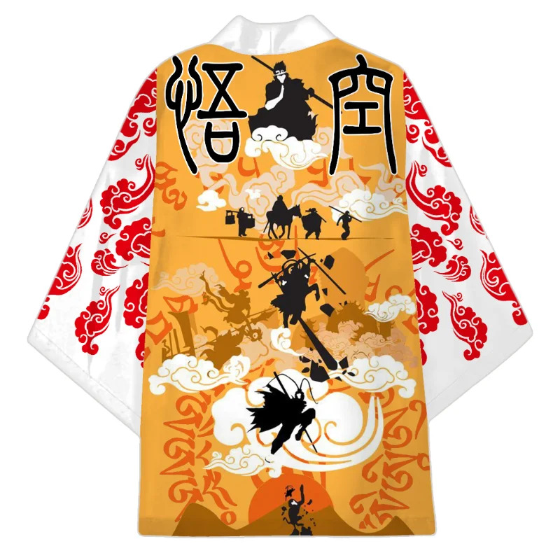 Black Myth WuKong Cosplay Kimo - Haori Japanese Jacket ulasan dan harga