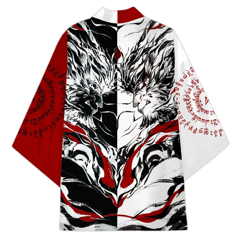 Black Myth WuKong Cosplay Kimo - Haori Japanese Jacket ulasan dan harga