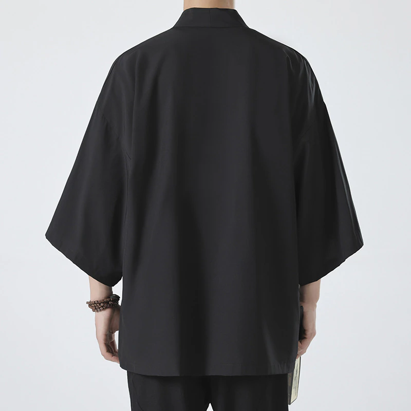 Hot Men's Lightweight Kimonos  - Haori Japanese Jacket ulasan dan harga