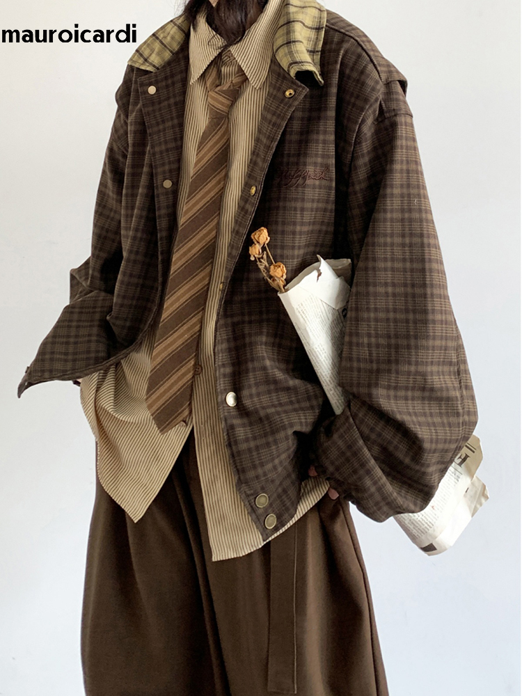 Mauroicardi Spring Autumn Over - Haori Japanese Jacket ulasan dan harga
