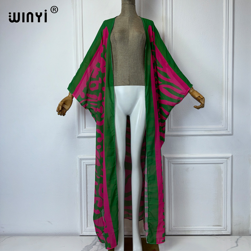 WINYI Africa Bohemia Print Kim - Kaftan Women Boho ulasan dan harga