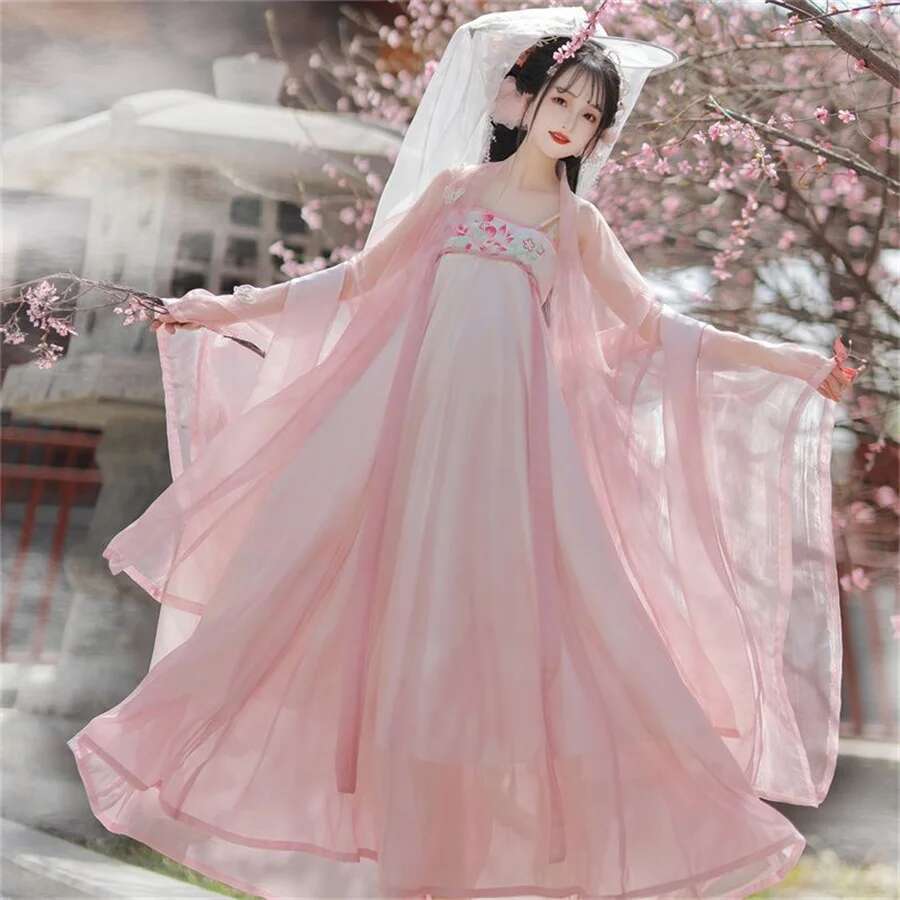 Hanfu Chinese Traditional Dres - Ethnic Dress Fashion Show ulasan dan harga