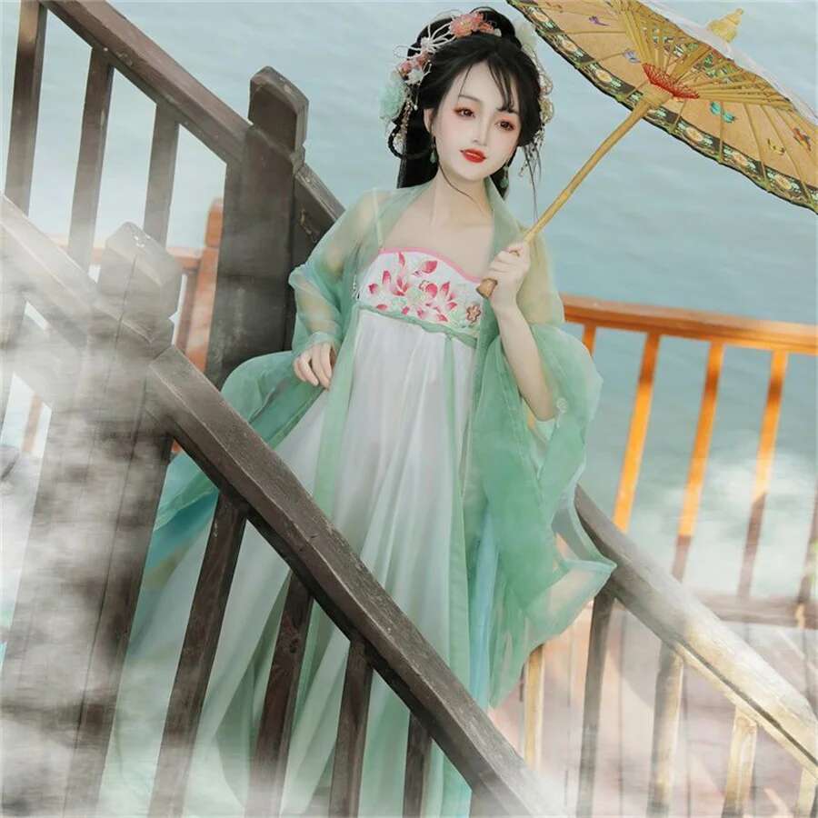 Hanfu Chinese Traditional Dres - Ethnic Dress Fashion Show ulasan dan harga